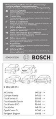 Bosch 6000437206 Instrucciones De Montaje