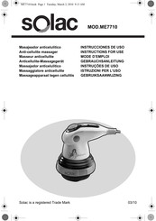 SOLAC ME7710 Instrucciones De Uso