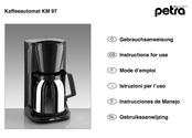 Petra electric KM 97 Instrucciones De Manejo