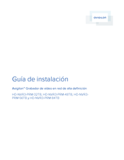 Avigilon HD-NVR3-PRM-32TB Guia De Instalacion