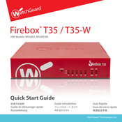 Watchguard Firebox T35-W Guia De Inicio Rapido