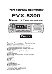 Vertex Standard EVX-5300 Manual De Funcionamiento