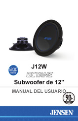 Jensen OCTANE J12W Manual Del Usuario