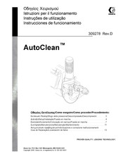 Graco AutoClean 309278 Instrucciones De Funcionamiento