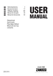 Zanussi ZDS 2010 Manual De Instrucciones