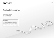 Sony Vaio VPCL2 Serie Manual De Instrucciones