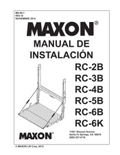 Maxon RC-6B Manual De Instalación