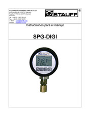 STAUFF SPG-DIGI Instrucciones Para El Manejo