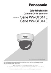 Panasonic WV-CF344E Serie Guia De Instalacion