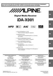Alpine iDA-X001 Guía De Referencia Rápida
