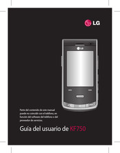 LG KF750 Guia Del Usuario