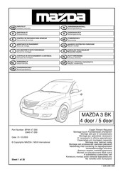Mazda BP4K-V7-290 Instrucciones De Montaje