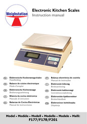 Weighstation F201 Manual De Instrucciones