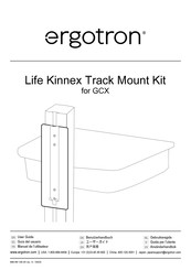 Ergotron Life Kinnex Track Mount Kit Guia Del Usuario