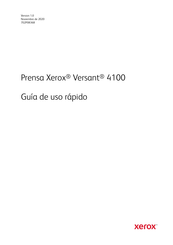 Xerox Versant 4100 Guía De Uso Rápido