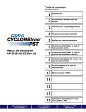 CiDRA CYCLONEtrac PST Manual De Instalación