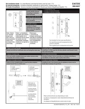 Assa Abloy EMTEK F13 Guia De Instalacion