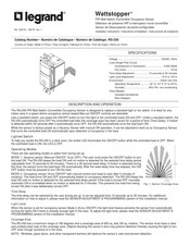 LEGRAND Wattstopper RS-250 Instrucciones De Instalación