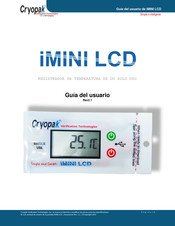 Cryopak iMINI LCD Guia Del Usuario