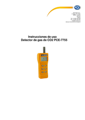 PCE Instruments PCE-7755 Instrucciones De Uso