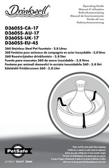 Drinkwell D360SS-EU-45 Guia De Funcionamiento