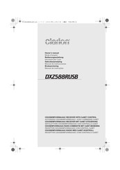 Clarion DXZ588RUSB Manual De Instrucciones