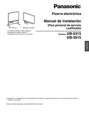 Panasonic UB-5315 Manual De Instalación