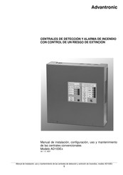 Advantronic AD103Ex Manual De Instalación, Configuración, Uso Y Mantenimiento