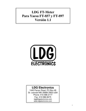 LDG FT-Meter Manual De Instrucciones