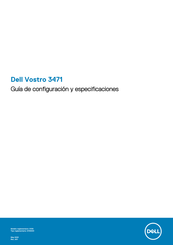 Dell Vostro 3471 Guía De Configuración Y Especificaciones