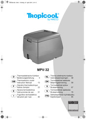 Waeco TropicooL MPV-32 Instrucciones De Uso