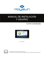 Kaysun KCCT-384 IPS Manual De Instalación Y Usuario