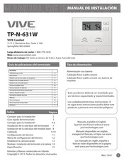 Vive Comfort TP-N-631W Manual De Instalación