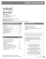 Vive Comfort TP-P-725 Manual De Instalación