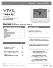 Vive Comfort TP-S-855C Manual De Instalación