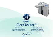 Optelec ClearReader+ Manual Del Usuario