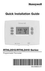 Honeywell RTHL2510 Serie Guía De Instalación Rápida