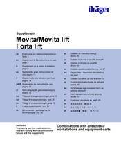 Dräger Movita lift Manual De Instrucciones
