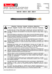 Desoutter B20-00 Manual De Instrucciones