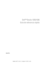 Dell Studio 1535 Guía De Referencia Rápida