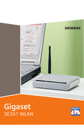 Siemens Gigaset SE361 WLAN Manual De Instrucciones