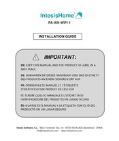 IntesisHome PA-AW-WIFI-1 Guia De Instalacion