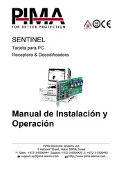 Pima SENTINEL Manual De Instalación Y Operación