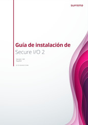 suprema Secure I/O 2 Guia De Instalacion