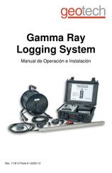 Geotech Gamma Ray Logging System Manual De Operación E Instalación