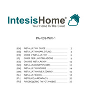 IntesisHome PA-RC2-WIFI-1 Guia De Instalacion