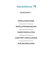 IntesisHome PA-RC2-WIFI-1 Guia De Instalacion