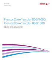Xerox 1000i color Guia Del Usuario