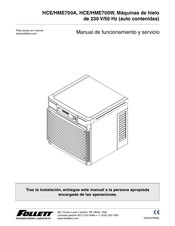 Follett HCE1400A Manual De Funcionamiento Y Servicio