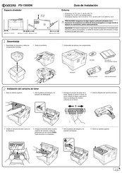 Kyocera FS-1350DN Guia De Instalacion